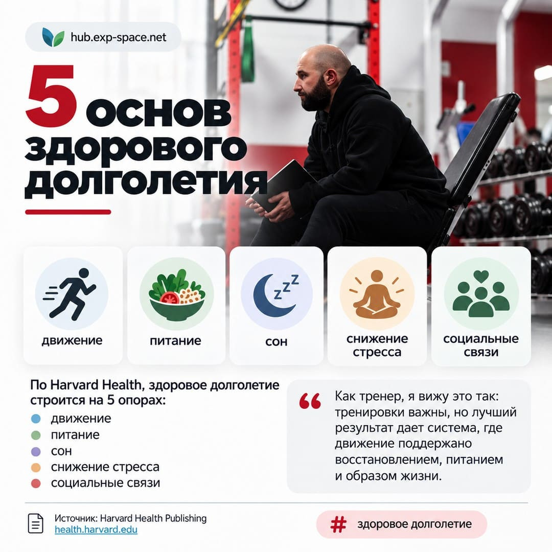 5 основ здорового долголетия 5 основ здорового долголетия
